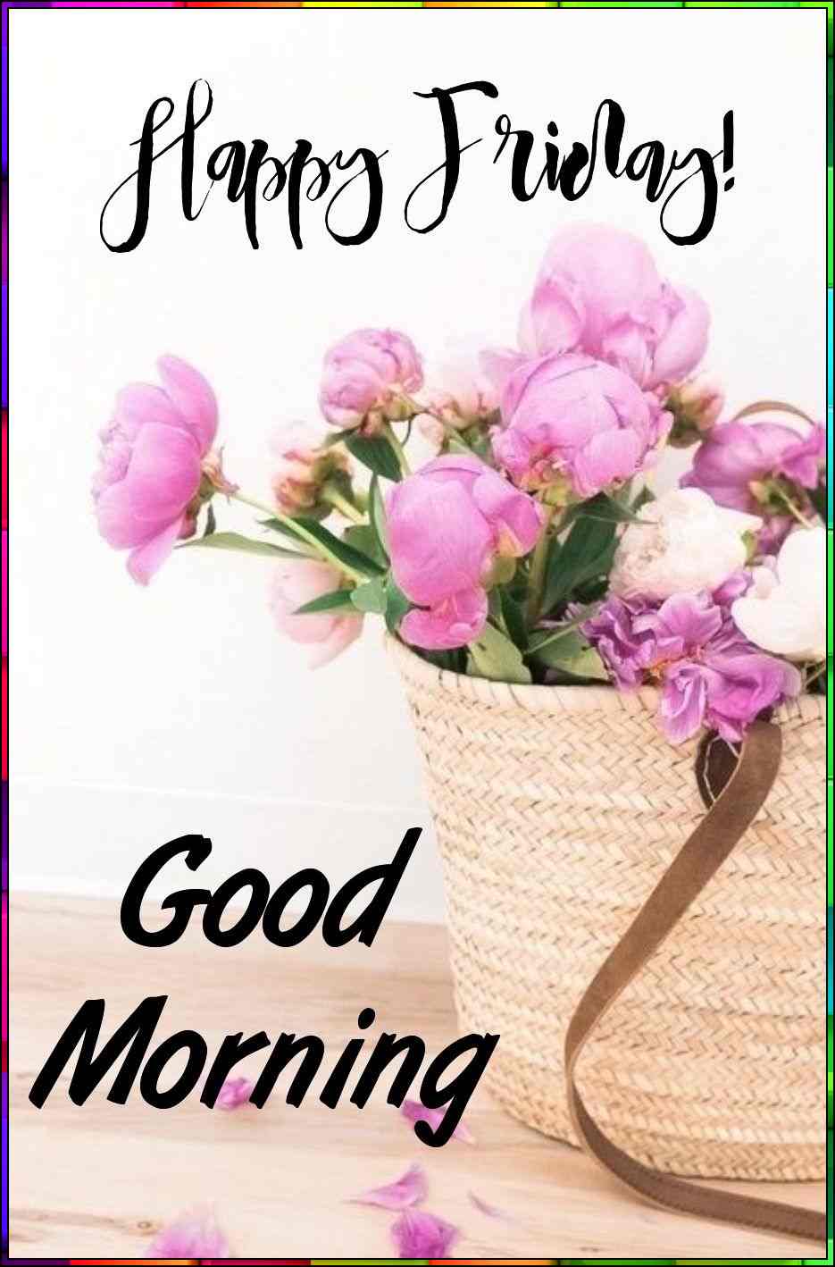 happy friday flowers